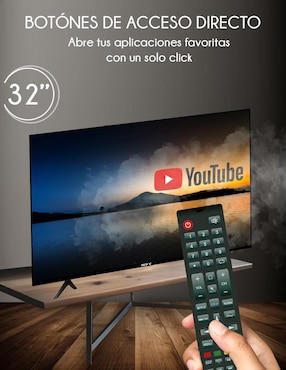 Pantalla Smart TV Red Velvet LED de 32 pulgadas HD RED32STV con Android TV