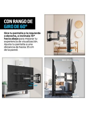 Soporte Redlemon para pantalla inclinable 37 - 80 pulgadas
