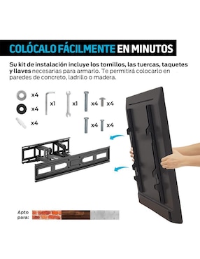 Soporte Redlemon para pantalla inclinable 37 - 80 pulgadas