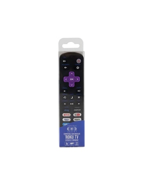 Control remoto para Smart TV Control Expert CE-4RK TCL, LG, Insignia, Hisense, Sharp, Philips, Haier y Hitachi con sistema Roku