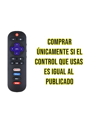 Control remoto para smart TV Control Expert CE-TAWR TCL Roku TV
