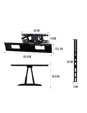 Soporte Control Expert para pantalla fijo 23 - 83 pulgadas