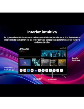Pantalla Smart TV Sansui LED de 40 pulgadas Full HD SMX40VAFW