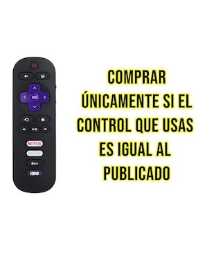 Control remoto para Smart TV Control Expert CE-TPR7 TCL ROKU TV