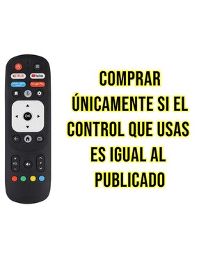 Control remoto para Smart TV Control Expert CE-NGH32 Ghia G32atv22
