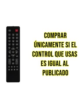 Control remoto para smart TV Control Expert CE-H40 HKPRO y ATVIO