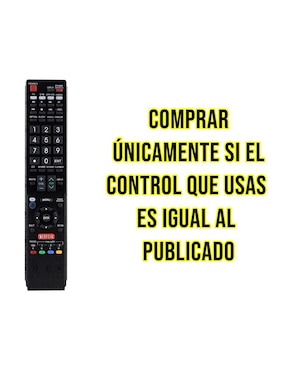 Control remoto para televisión master y sky Control Expert CE-S84 Sharp