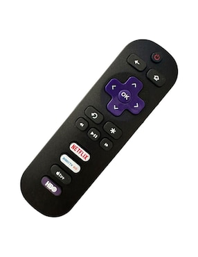 Control remoto para Smart TV Roku TV Smrt con baterias Sanyo, Phillips, JVC