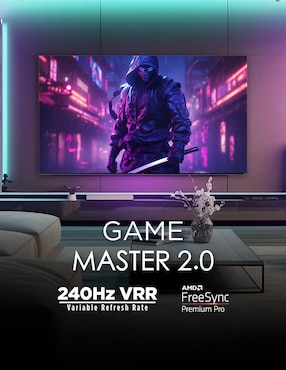 Pantalla Smart TV Tcl QD- mini LED de 115 pulgadas 4K/UHD 115QM891G con Google TV