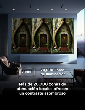 Pantalla Smart TV Tcl QD- mini LED de 115 pulgadas 4K/UHD 115QM891G con Google TV
