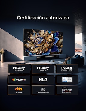 Pantalla Smart TV Tcl QD- mini LED de 115 pulgadas 4K/UHD 115QM891G con Google TV