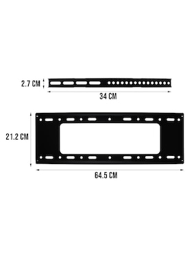 Soporte Control Expert para pantalla fijo 40 - 80 pulgadas