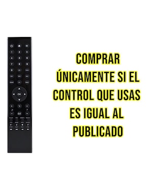 Control remoto para Smart TV Control Expert Ce-A41 Pantallas Smart Alux AL32ASHD AL40ASFHD y Atvio