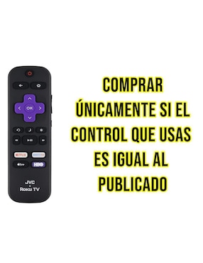 Control remoto para Smart TV Expert Ri-Neru-J JVC Roku