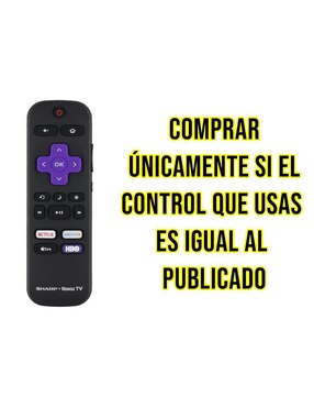 Control remoto para Smart TV Expert Ri-Neru-S  Sharp Roku