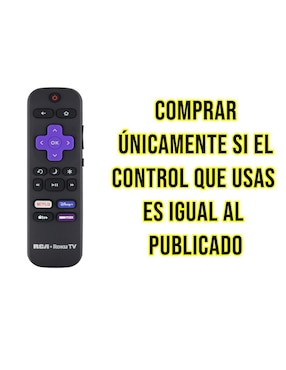 Control remoto para Smart TV Expert rc-hbmx-p rca Roku disney hbo max
