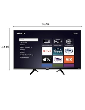 Pantalla Smart TV Aiwa LED de 32 pulgadas HD AW32B4SMRK con Roku TV