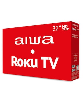 Pantalla Smart TV Aiwa LED de 32 pulgadas HD AW32B4SMRK con Roku TV