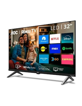 Pantalla Smart TV Aoc Plasma de 32 pulgadas Full HD 32S5045 con Roku TV