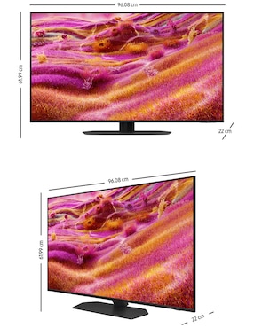 Pantalla Smart TV Samsung Neo QLED de 43 pulgadas 4K QN43QN90FAFXZX