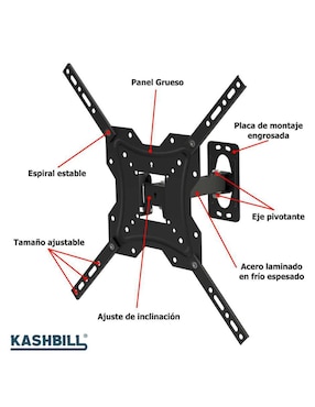 Soporte Kashbill para pantalla articulado 19 - 55 pulgadas