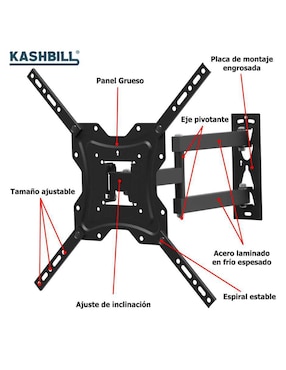 Soporte Kashbill para pantalla articulado 19 - 55 pulgadas