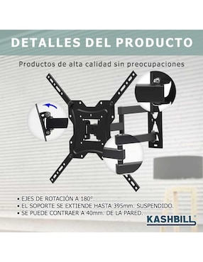 Soporte Kashbill para pantalla articulado 19 - 55 pulgadas