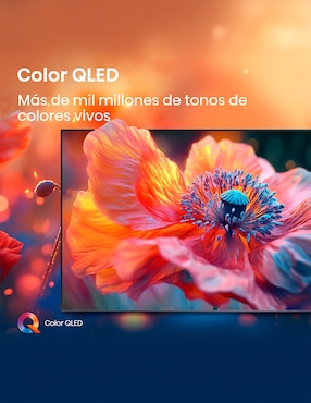Pantalla smart TV Hisense QLED de 43 pulgadas 4k 43QD6QV con AI Smooth Motion