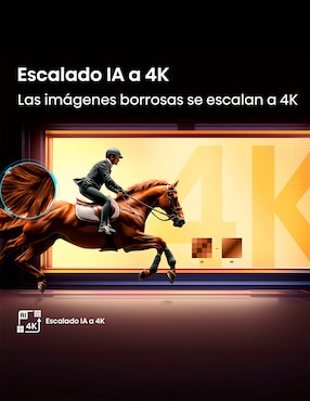 Pantalla smart TV Hisense QLED de 43 pulgadas 4k 43QD6QV con AI Smooth Motion