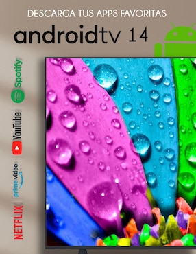 Pantalla smart TV Red Velvet Led de 43 pulgadas HD RED43STV con android tv