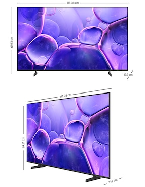 Pantalla Smart TV Samsung Crystal UHD de 50 pulgadas 4K UN50U8200FFXZX
