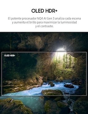 Pantalla Smart TV Samsung OLED de 65 pulgadas 4K QN65S90FAFXZX