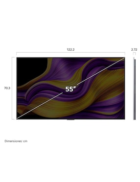 Pantalla Smart TV LG OLED de 55 pulgadas 4K OLED55G5PSA con WebOS con evo AI