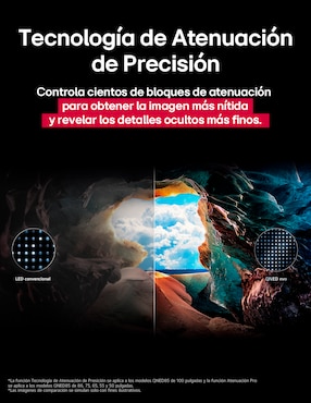 Pantalla Smart TV LG QNED de 65 pulgadas 4K 65QNED85ASG con WebOS con evo AI