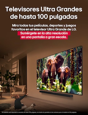 Pantalla Smart TV LG QNED de 65 pulgadas 4K 65QNED85ASG con WebOS con evo AI