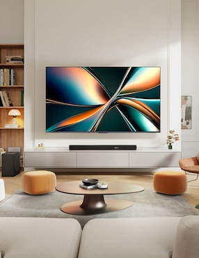 Pantalla Smart TV Hisense Mini LED de 55 pulgadas 4K/UHD 55U7QG con Google TV con AI Smooth Motion