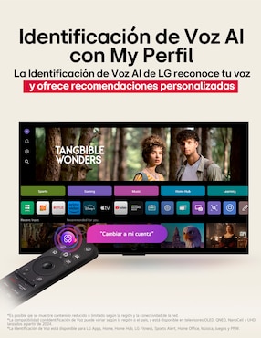 Pantalla Smart TV Lg OLED de 83 pulgadas 4K OLED83C5PSA con evo AI