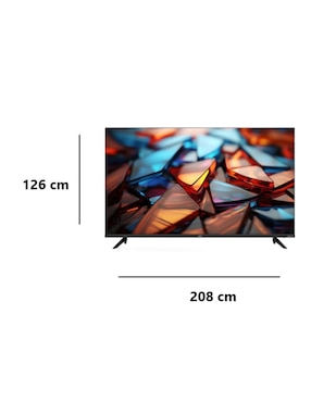 Pantalla Jvc LED de 86 pulgadas 4K/UHD SI86URF con Roku TV