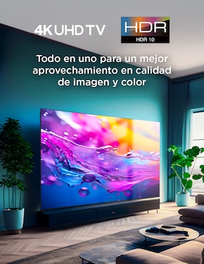 Pantalla Smart TV Tcl LED de 55 Pulgadas 4K/UHD 55S451G con Google TV