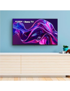Pantalla Smart TV Hyundai LED de 50 pulgadas 4K/UHD HYLED5023R4KM con Roku TV