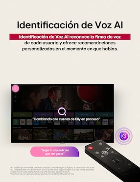 Pantalla Smart TV Lg Crystal UHD de 65 pulgadas 4K 65UA8050PSA con AI webOS