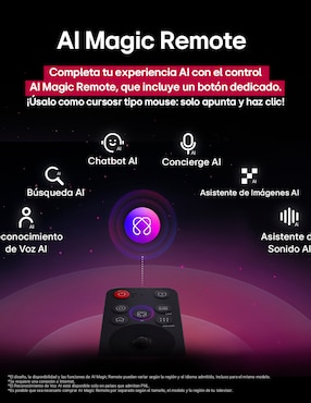Pantalla Smart TV Lg NanoCell de 55 pulgadas 4K 55NANO80ASA con AI webOS