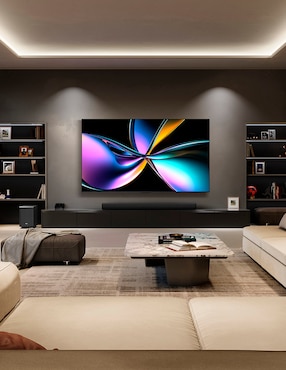 Pantalla Smart TV Hisense QD- mini LED de 100 pulgadas 4K/UHD 100U7QG Pro con Google TV con AI Picture
