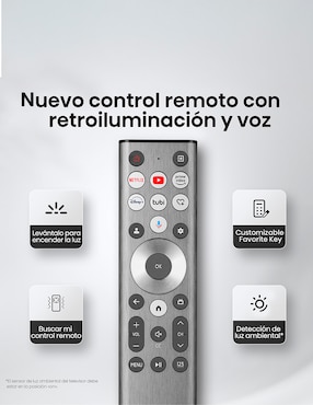 Pantalla Smart TV Hisense QD- mini LED de 100 pulgadas 4K/UHD 100U7QG Pro con Google TV con AI Picture