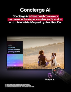 Pantalla Smart TV Lg LED de 75 pulgadas 4K/UHD 75UA8050PSA con AI webOS