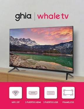 Pantalla Smart TV Ghia LED de 32 pulgadas HD g32w25 con Whale OS