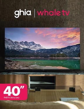 Pantalla Smart TV Ghia LED de 40 pulgadas Full HD g40w25 con Whale OS