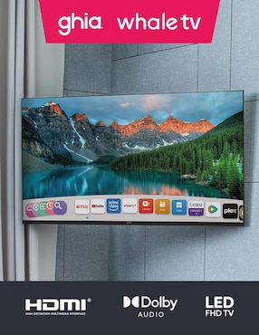 Pantalla Smart TV Ghia LED de 40 pulgadas Full HD g40w25 con Whale OS