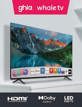 Pantalla Smart TV Ghia LEd de 43 pulgadas Full HD g43w25 con Whale OS