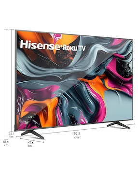 Pantalla Smart Tv Hisense LED de 58 pulgadas Full HD 58r6e5 con Roku Tv